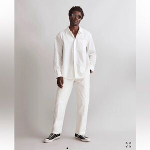 Madewell Poplin Easy Long Sleeve Shirt